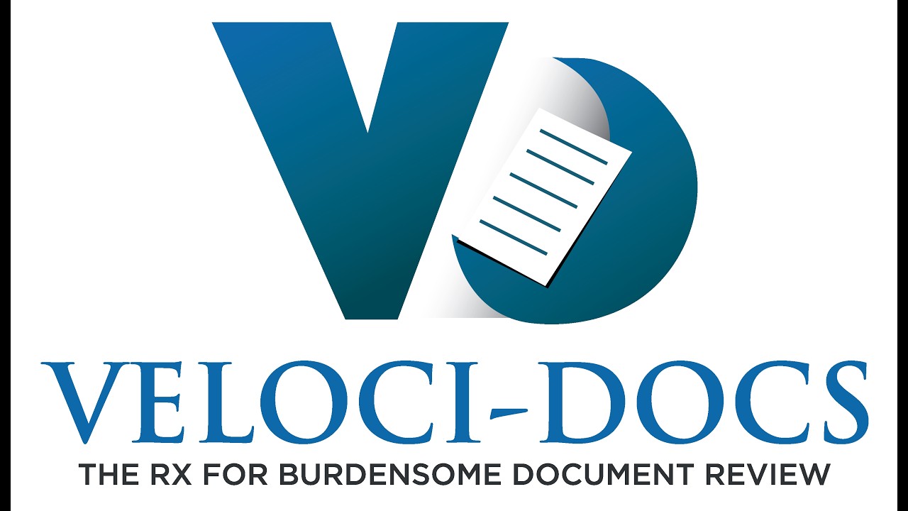 Introduction to Veloci-Docs: The Rx for Burdensome Document Review