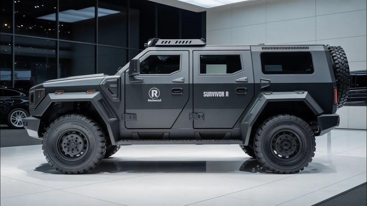 Rheinmetall Survivor R – Civilian Military Armored Vehicle | VR9 Blast Proof Truck