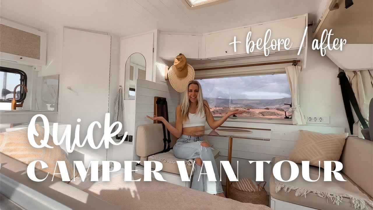 Camper van tour -  1992 Fiat Ducato Dethleffs  Globetrotter renovated in 2022 🚌