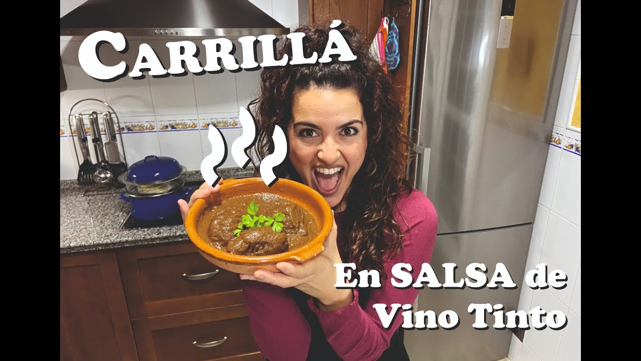 CARRILLERAS en SALSA al VINO TINTO I MUY TIERNAS y riquísimas