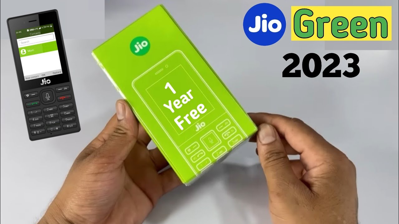 Jio Green phone 2023 4g Phone Unboxing And Review⚡1 Years free Recharge F220B