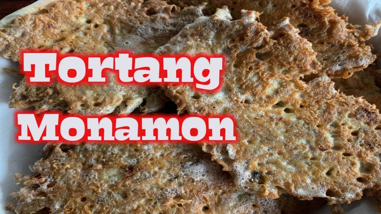Tortang Monamon (Monamon- Isdang ginagawang dilis)