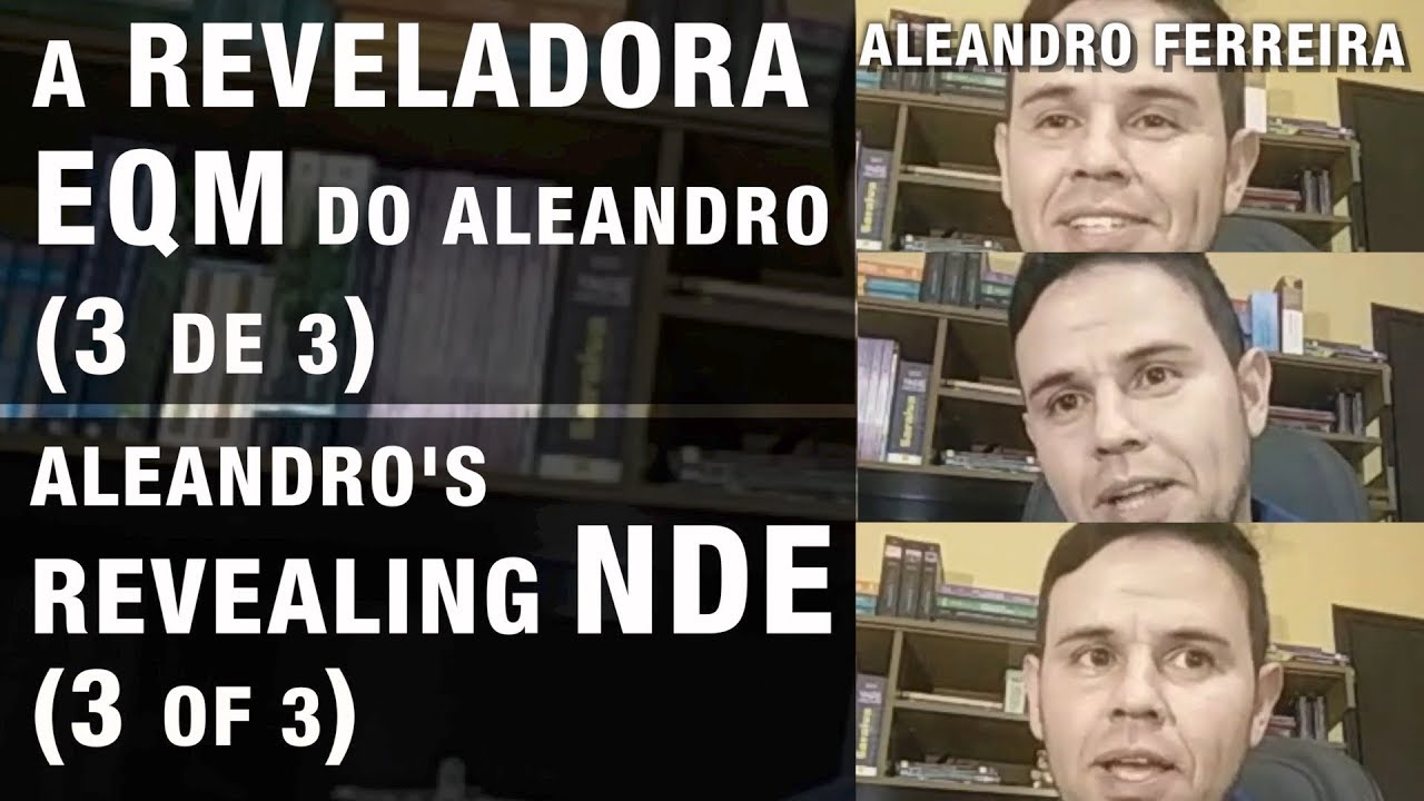 A reveladora EQM do Aleandro 3de3 | Aleandro’s revealing NDE 3of3
