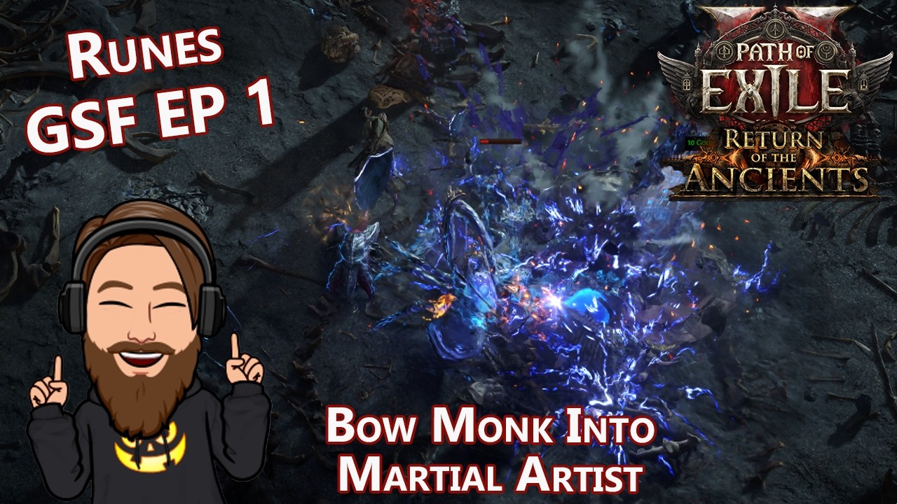 The Ancients Have Returned! - Level 1-30 Bow Monk Into Martial Artist - Runes GSF EP 1