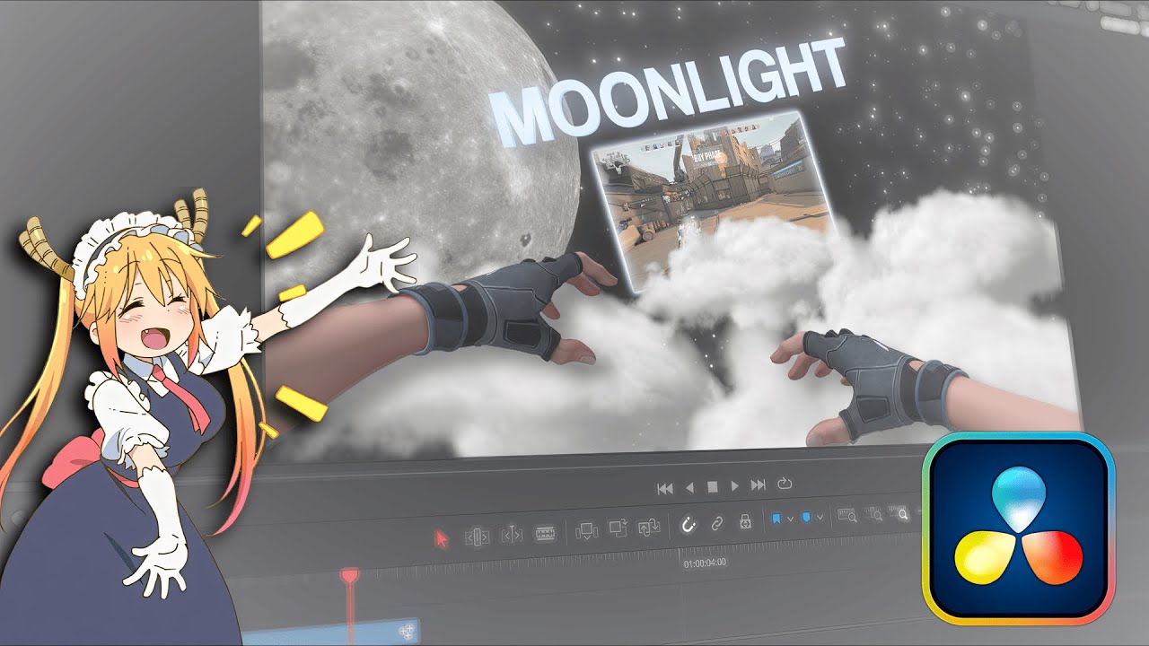 HOW TO DO THE MOONLIGHT DASH BACK #edit #valorant #tutorial #davinchiresolve