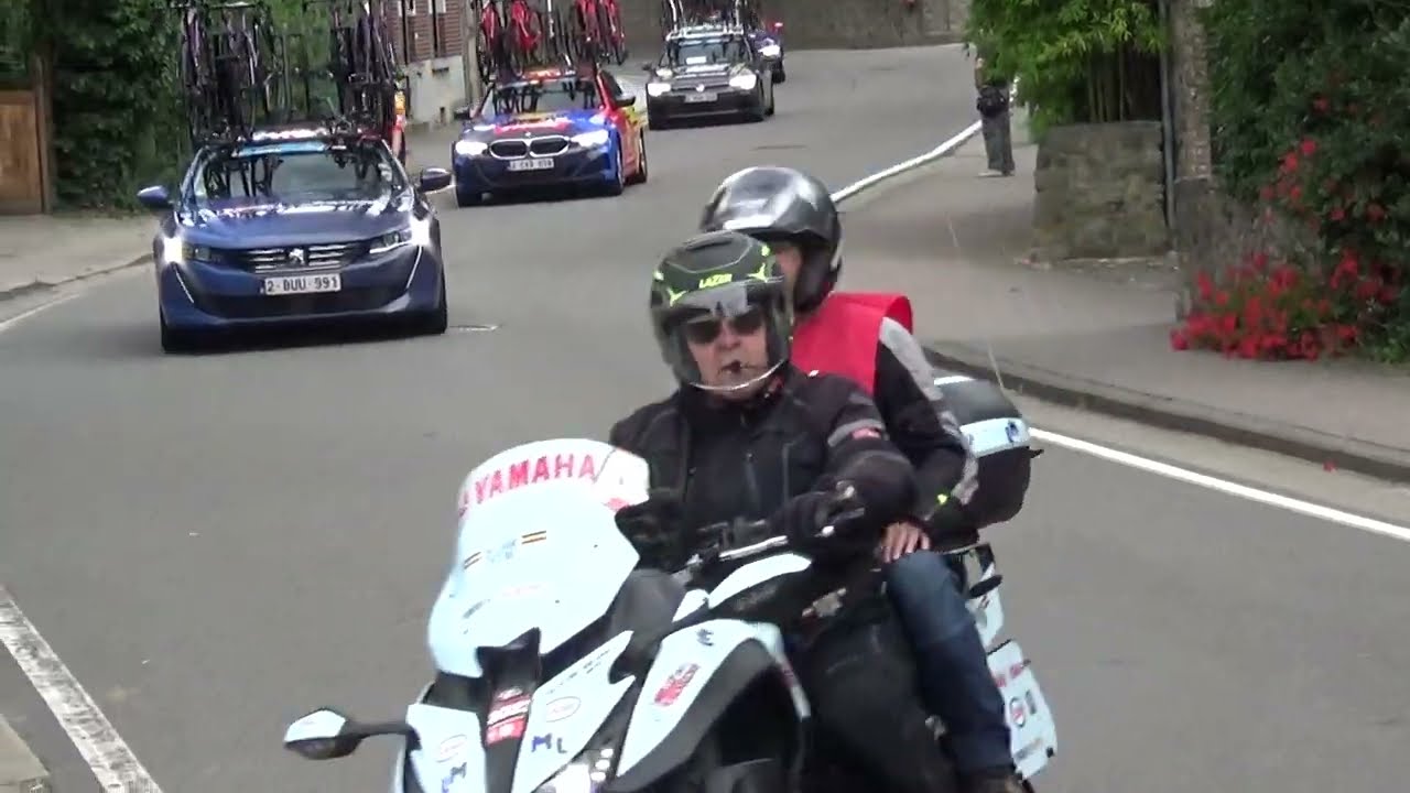 Tour de Wallonie 2023 etappe 1 Hamoir  300m voor finish