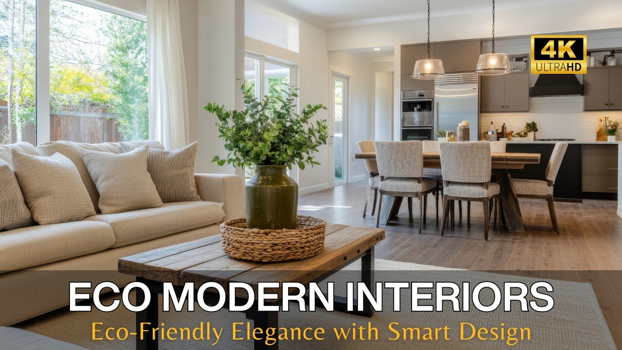 Sustainable Modern Interiors: Smart Lighting, Reclaimed Materials & Minimalist Luxury Decor