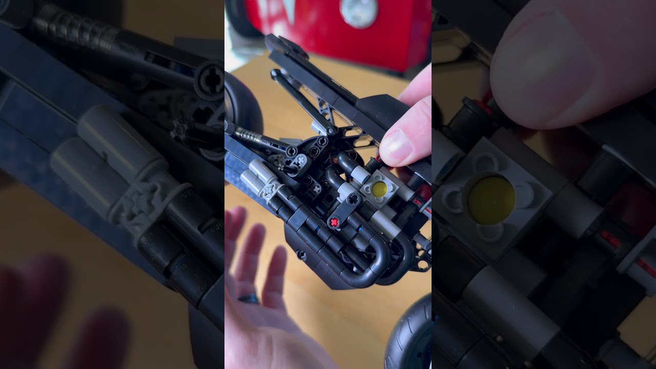 The Engine Moves!! | Lego Technic Batcycle 42155 | Amazon Finds!
