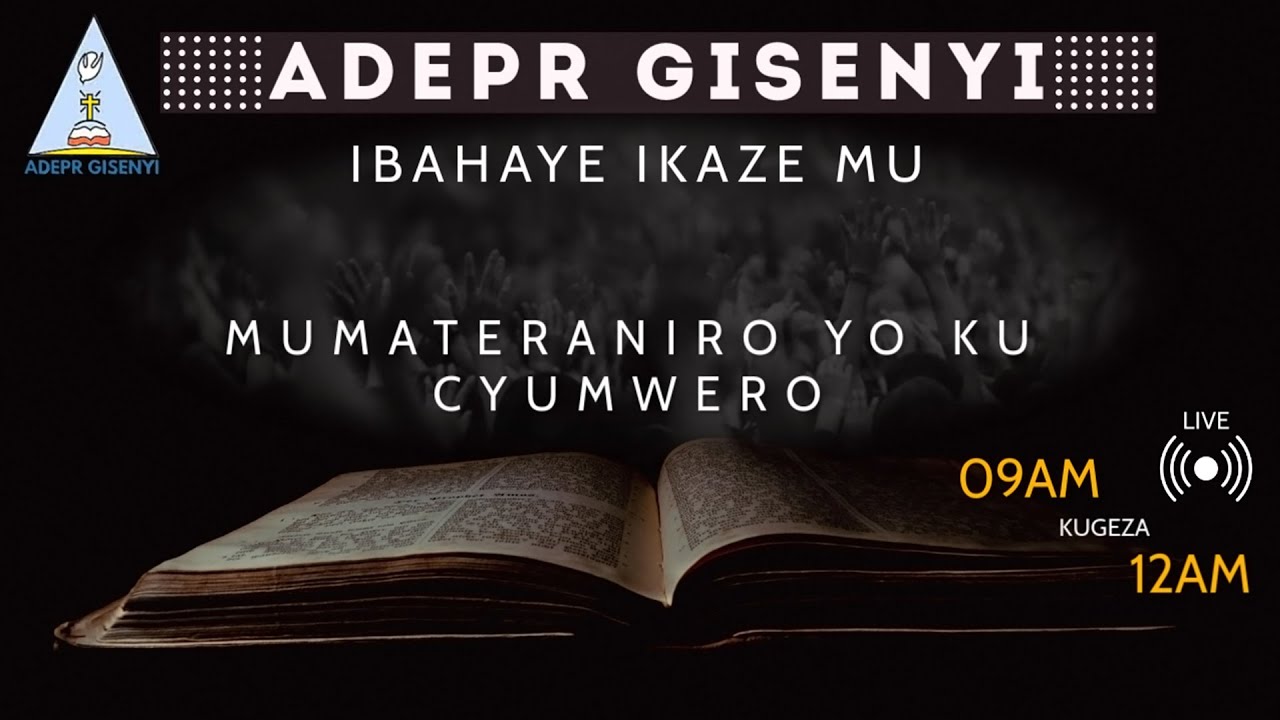 AMATERANIRO YO KU CYUMWERU || ADEPR GISENYI || 13/04/2025
