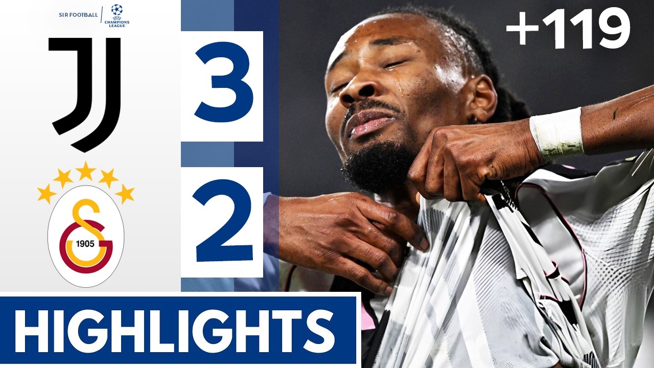 Juventus vs Galatasaray 3-2 - Highlights & All Goals - Osimhen & Baris Yilmaz Goal