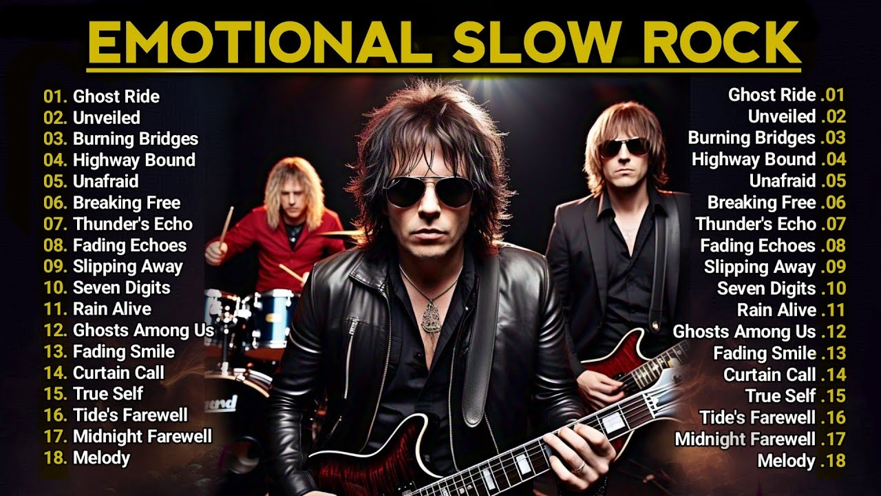 BEST EMOTIONAL SLOW ROCK BALLADS | LOVE ROCK SONGS | PLAYLIST 2025