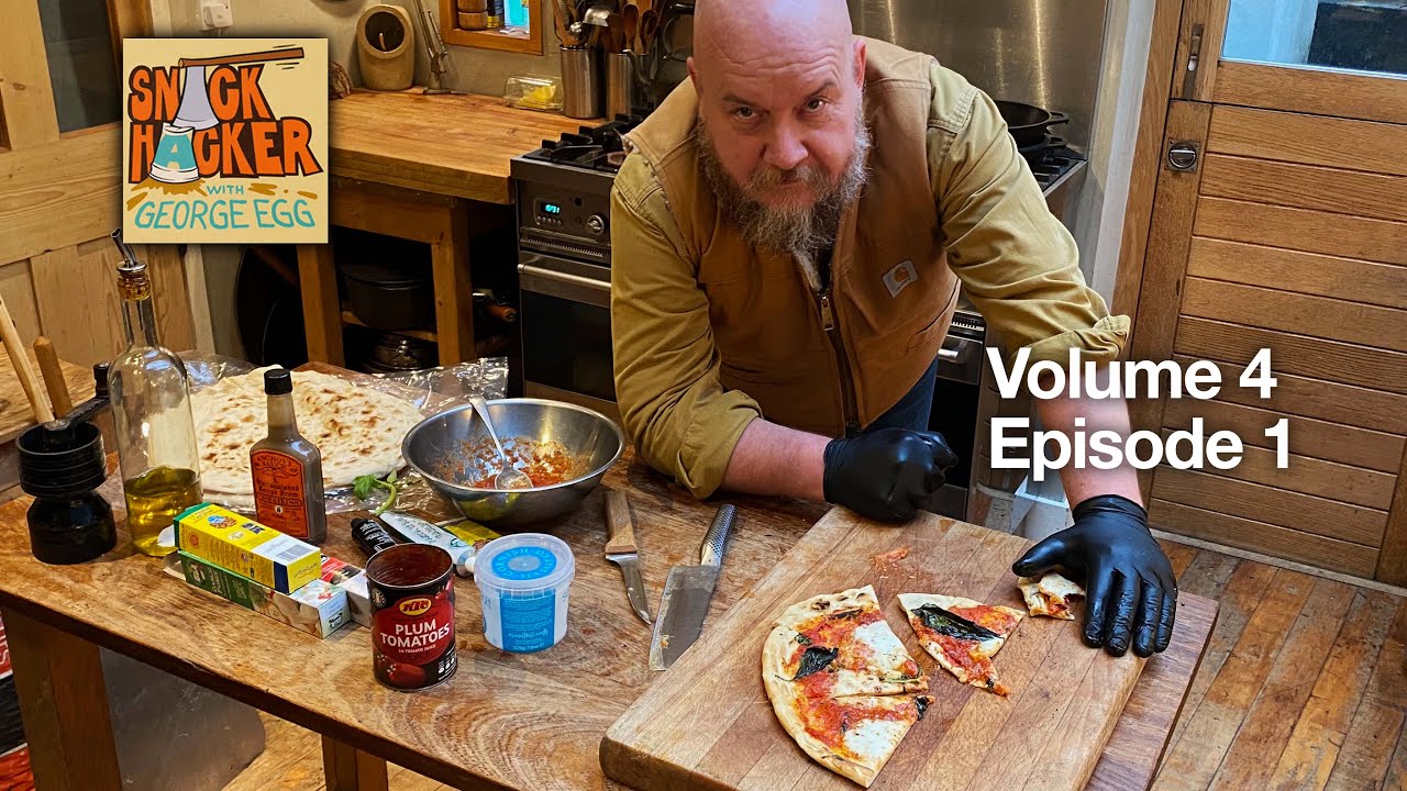 Snack Hacker with George Egg - Naan Pizza