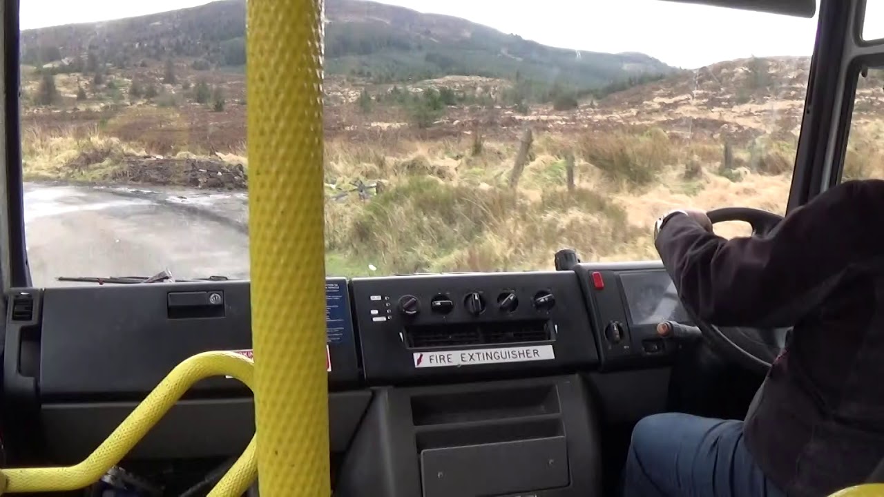 Mercedes-Benz Vario 613D Frontier Bus YJ56 YNL Camlough Yard To Cooley Mountains Part 2