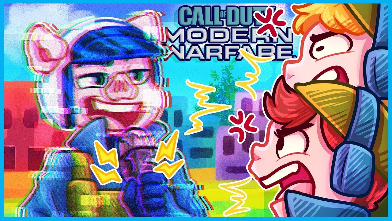 Modern Warfare but I use the worst mic possible to trash talk...
