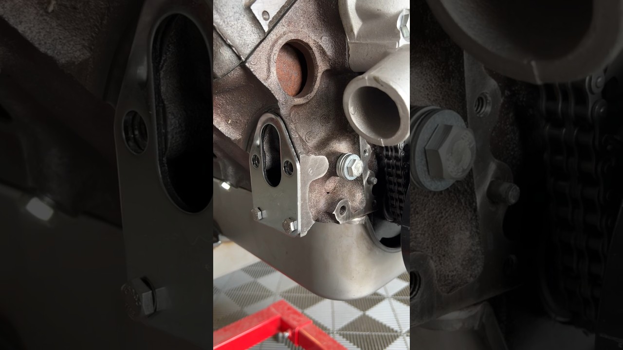 Хитрость с толкателем механического топливного насоса Chevy Small Block #двигатель #механик #техп...