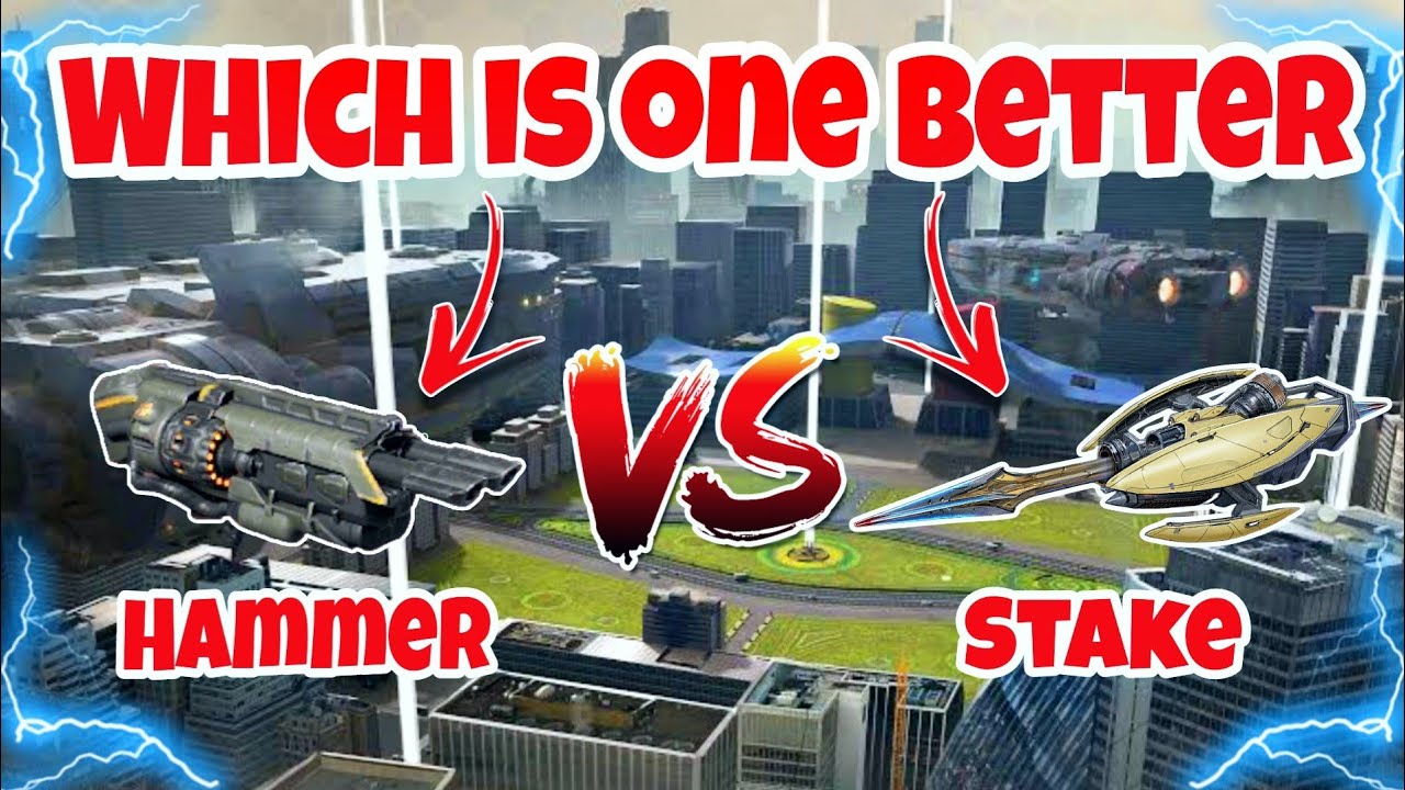 [WR] 🔥New Weapon Stake VS Hammer Weapon Comparison |War Robots|