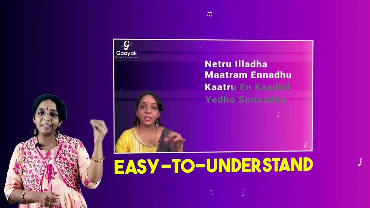 Learn to sing Tamil Film Songs on Gaayak for FREE