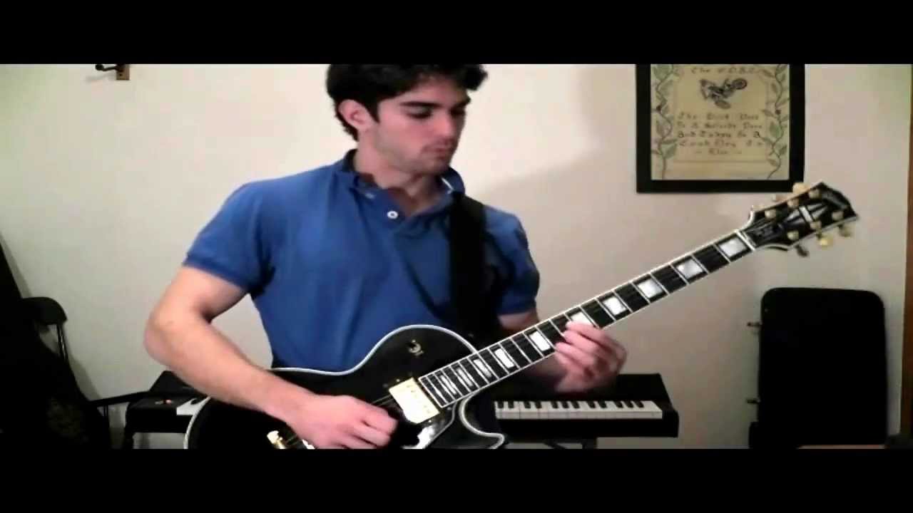 Bruno Mars~Locked Out Of Heaven Electric Guitar Cover!