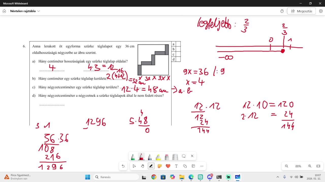 Math4You - Központi felvételi felkészítő - 6. osztály - 2. alkalom