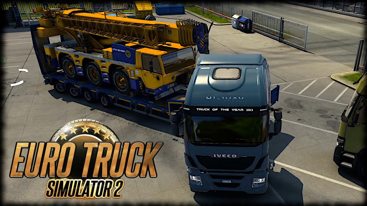 Итальянский автокран. Ольбия - Аяччо ➣ Euro Truck Simulator 2. #59 | Logitech G29