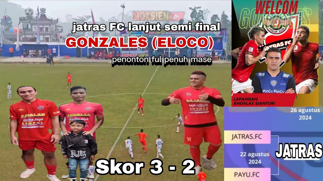 JATRAS FC GONZALES VS PAYU FC OPEN TURNAMEN BUPATI CUP 2 BANJARNEGARA 8 BESAR