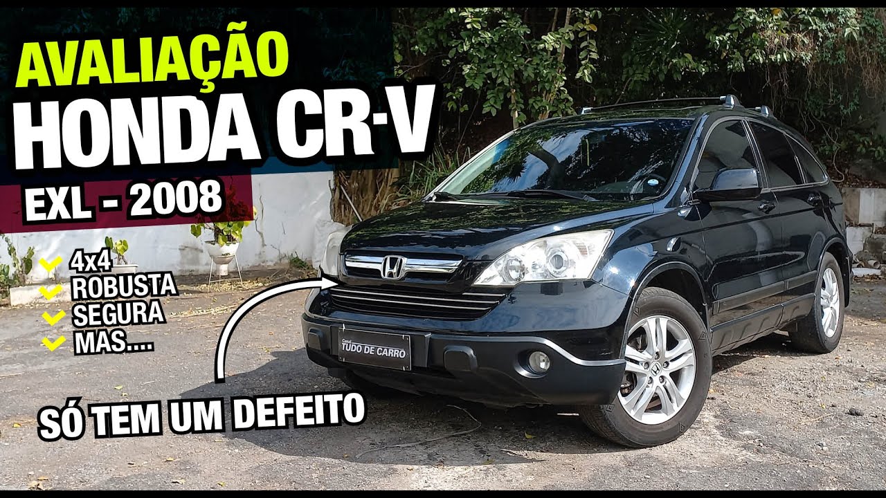 Avaliação Honda CR-V 2008 EXL - Este é o maior concorrente do Tucson e do Sportage, mas vale a pena?