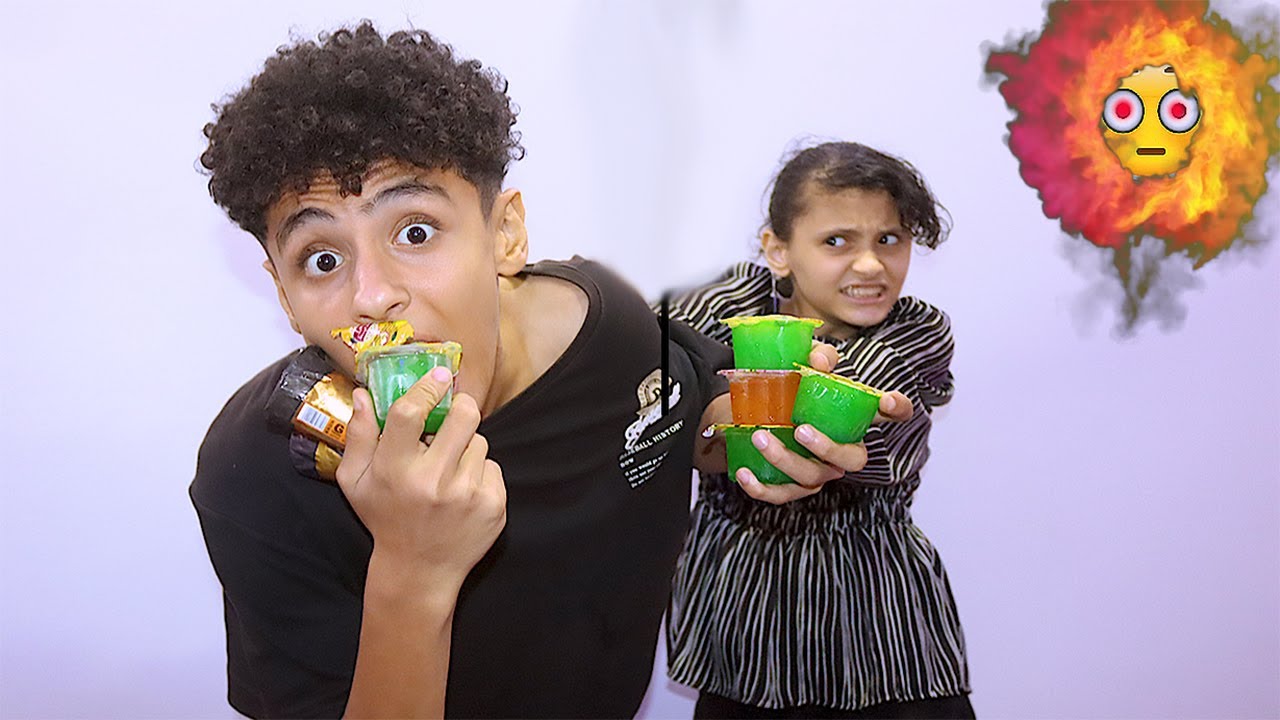 لما تبقى مفجوع الايس كريم ويطلعلك عفريت