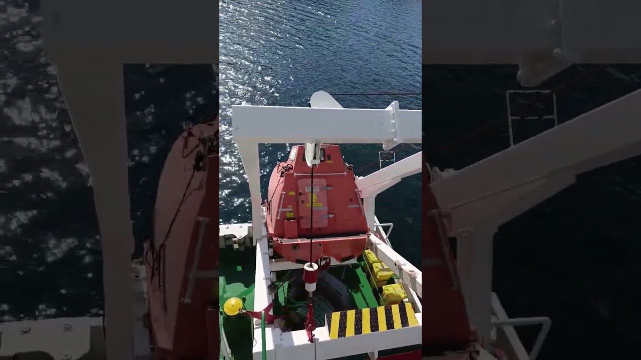 Lifeboat launching success