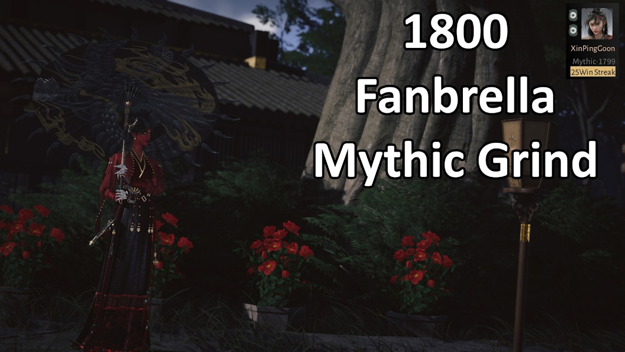 1800 Mythic Fan Umbrella Grind [Where Winds Meet PVP]