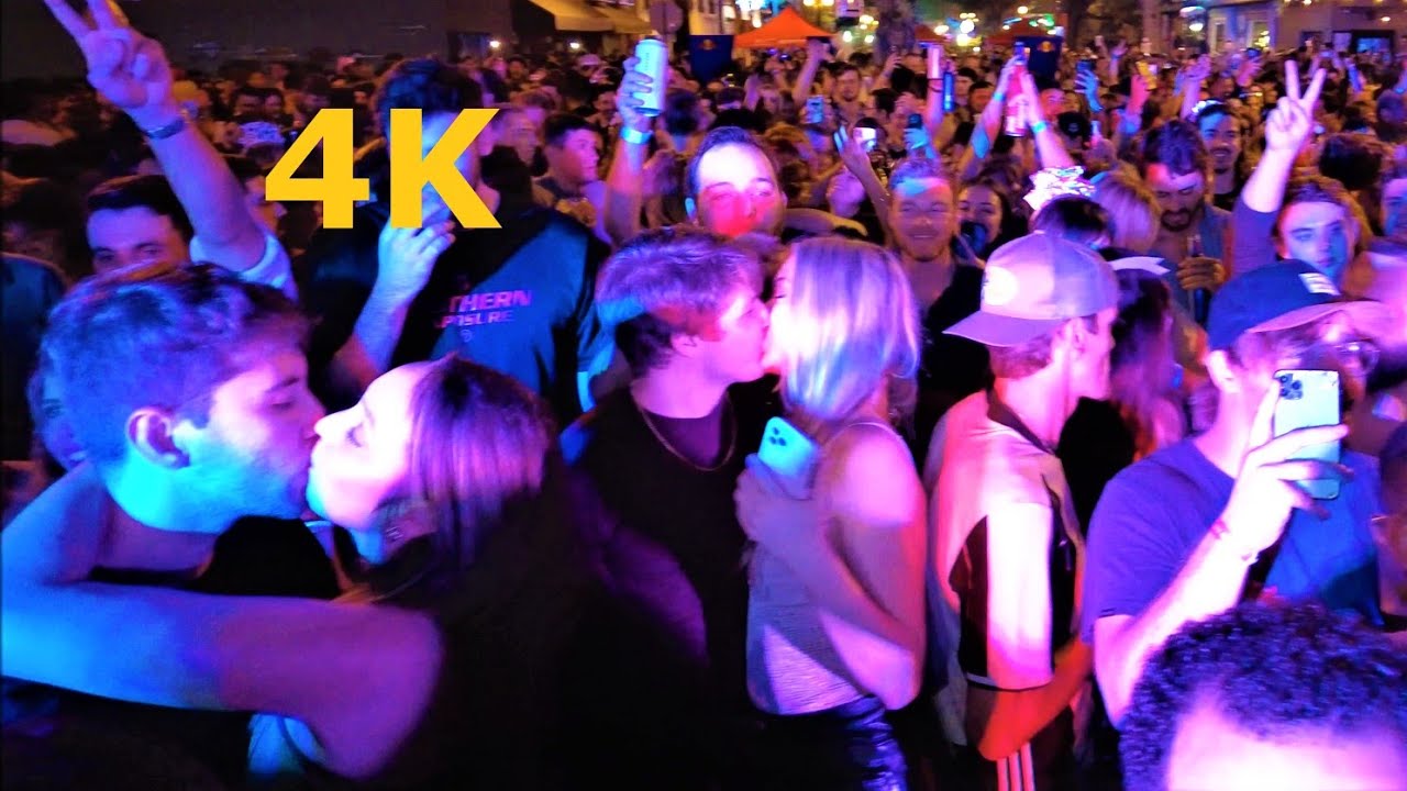 Thornton Park New Years' Eve Street Party 2022 Downtown Orlando Nightlife Florida Countdown Music