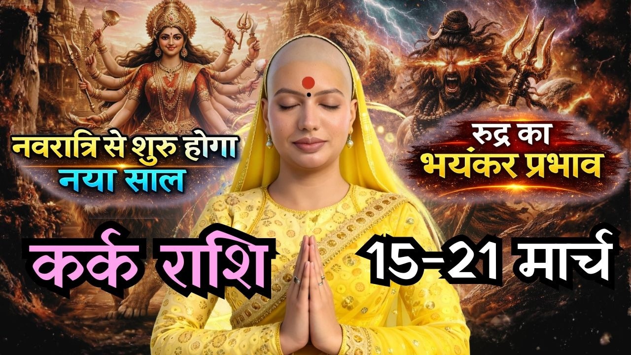 कर्क 15-21 मार्च  राशिफल 2026 | मार्च राशिफल | कर्क राशिफल | Kark rashifal | March rashifal