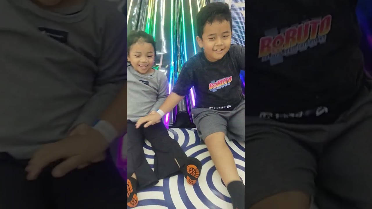 rainbow slide #rainbow #perosotan #videoviral #videoshort