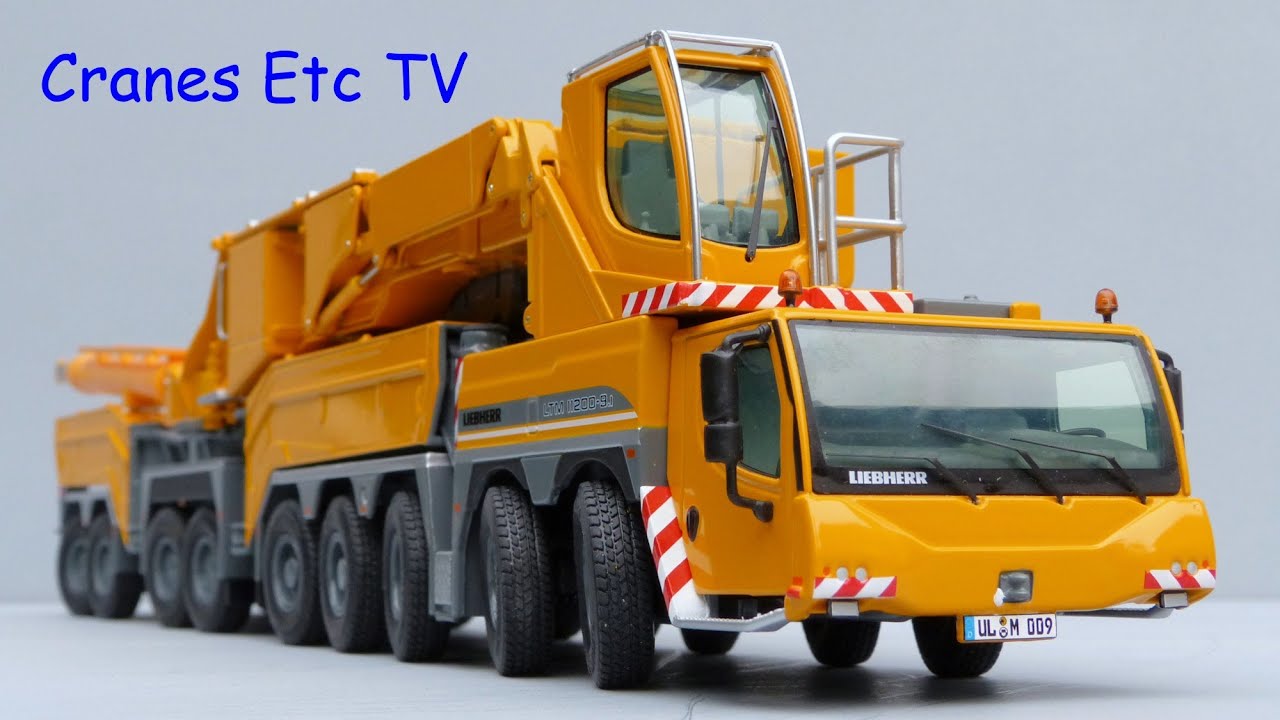 Мобильный кран NZG Liebherr LTM 11200-9.1, часть 1, Cranes Etc TV