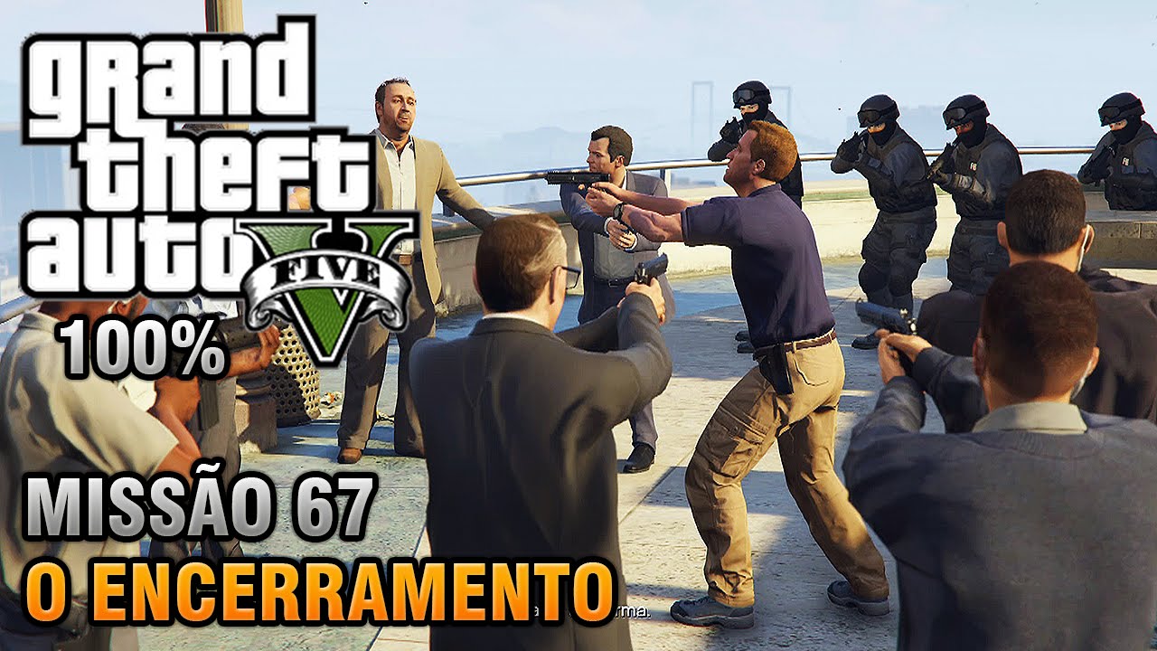 GTA V — Миссия 67 — Завершение (100% прохождение на золото)