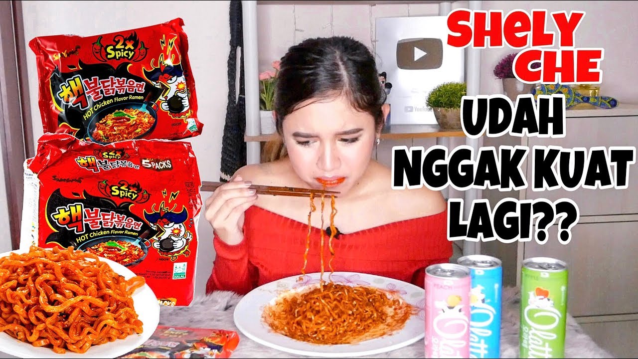 MUKBANG SAMYANG 2X SPICY SAMPE NANGIS!! | Spesial 300K Subscribers