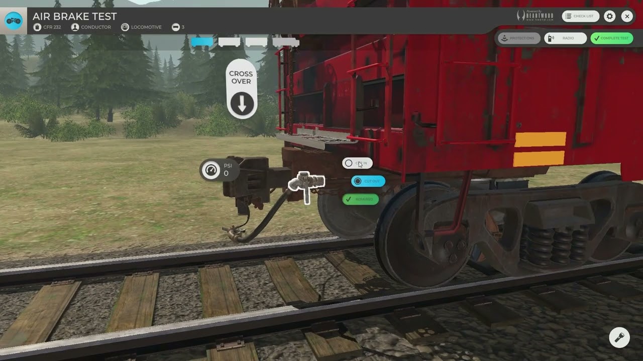 Air Brake Test Simulation (CFR232, 238) — Feature Overview and Demo