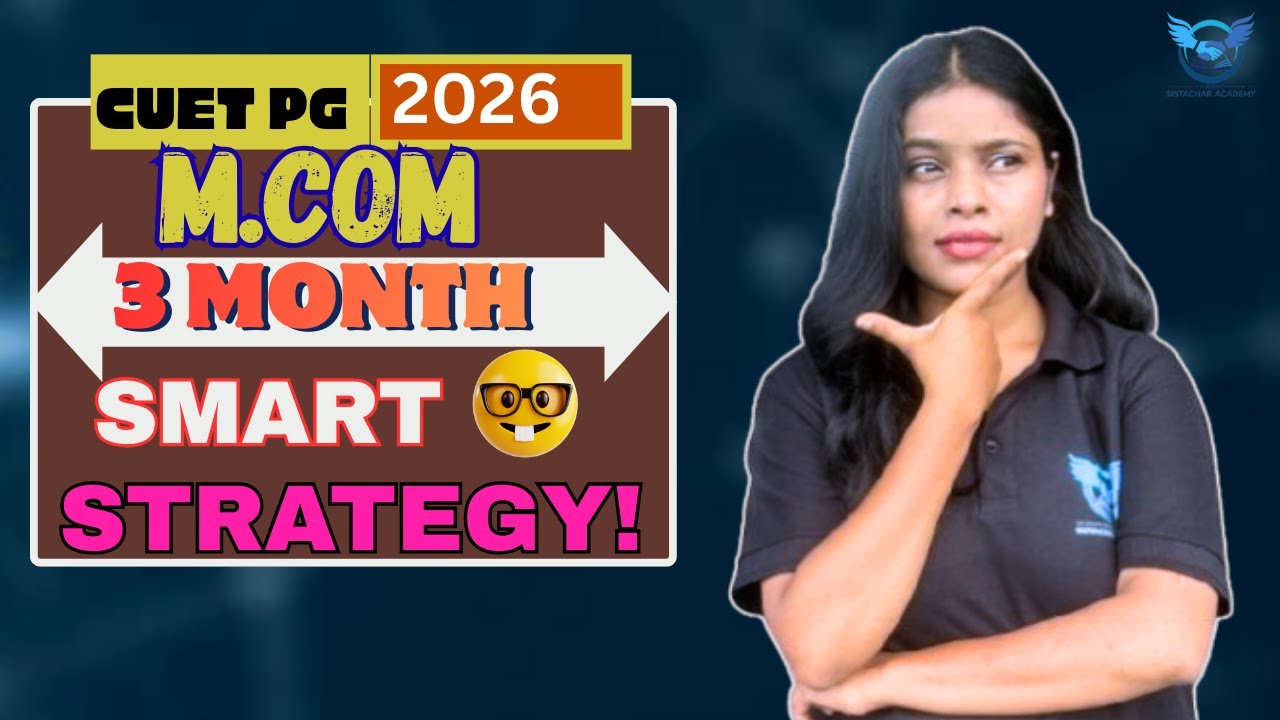 CUET PG M.Com 3 Month Preparation Strategy | Smart Plan for Top Rank #cuetpg #cuet #crashcourse