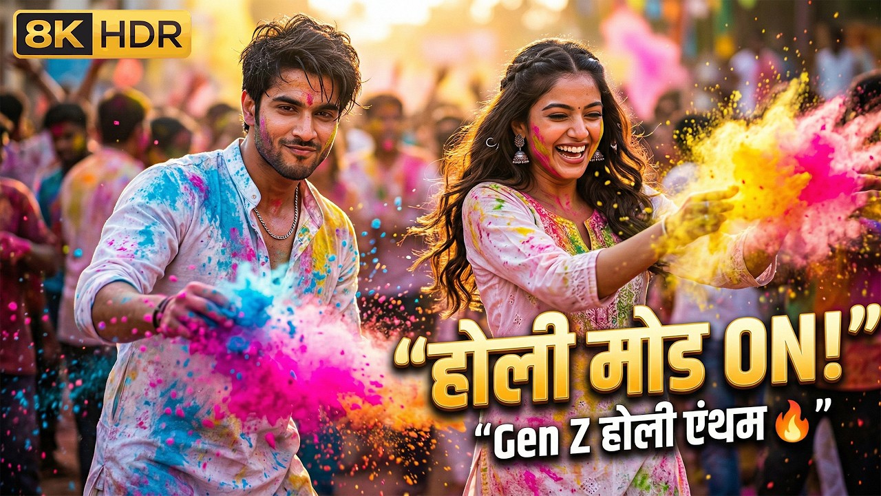 HOLI MODE ON 🔥  Rangon Ka Reboot Official Music Video  Gen Z Holi Anthem 2026  EDM Bollywood Party