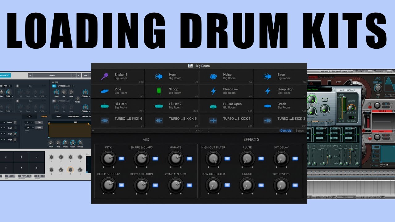 7 WAYS to load Drum Kits/Samples into Logic X