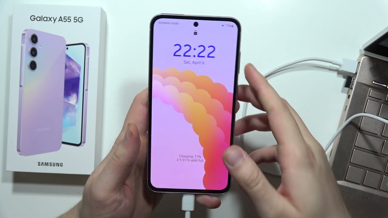 SAMSUNG Galaxy A55 5G: Очистка раздела кэша