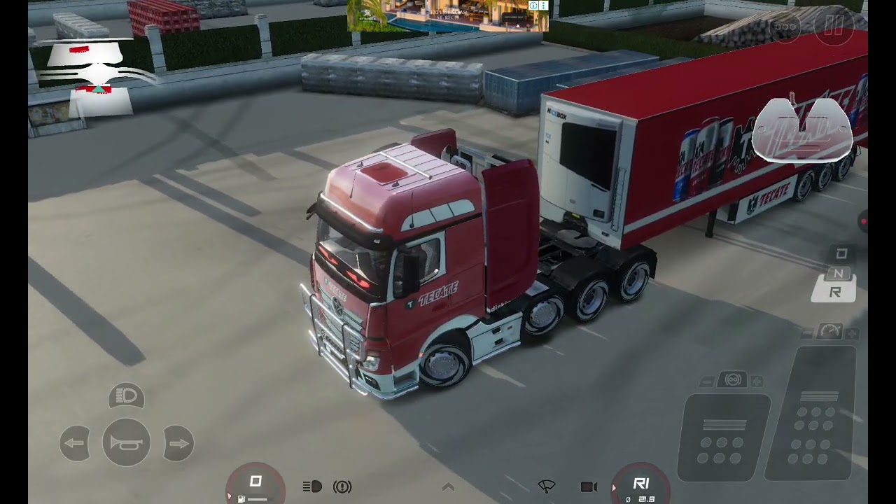 Truckers Of Europe 3. Actualización versión 0.7.64 MAPA DE MILÁN.