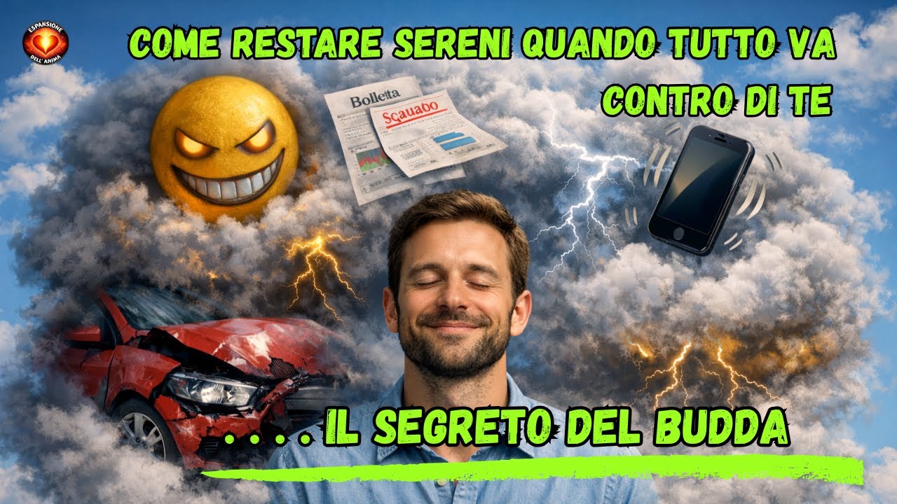 COME RESTARE SERENI QUANDO TUTTO VA CONTRO DI TE - IL SEGRETO DEL BUDDA