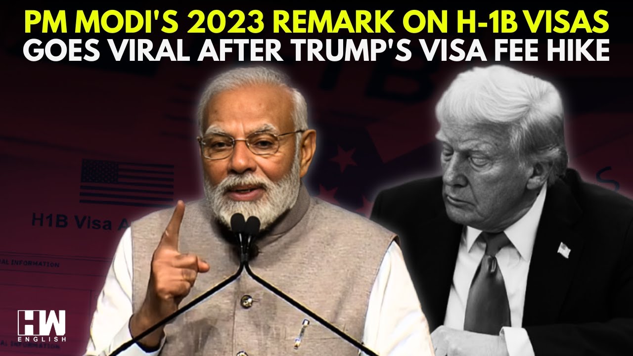 PM Modi's 2023 Remark On H-1B Visas Goes Viral After Trump's Visa Fee Hike