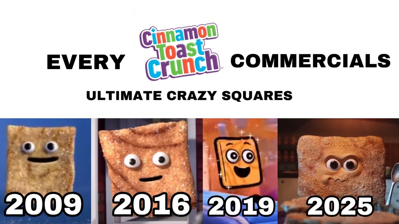 Every Cinnamon Toast Crunch - Ultimate Crazy Squares Commercials (2009-2025)