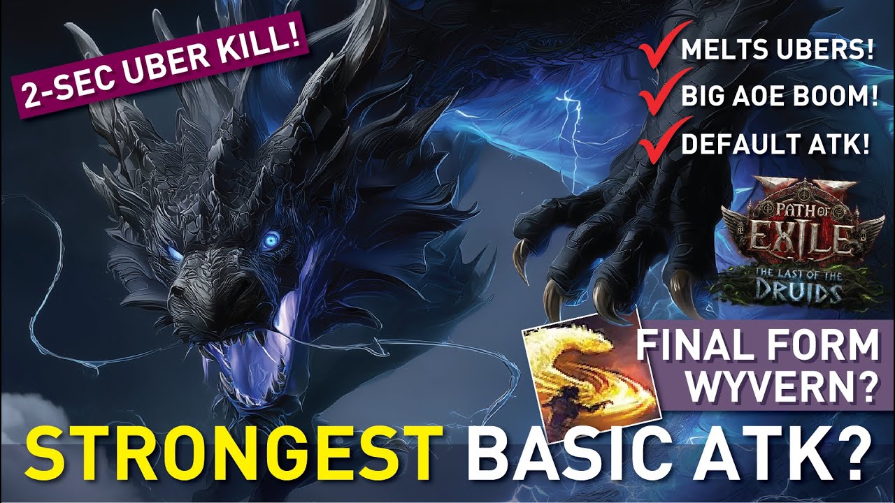 Wyvern Rend = Strongest Basic Atk build? Insane 1-Swipe K.O clearspeed + Braindead playstyle | 0.4