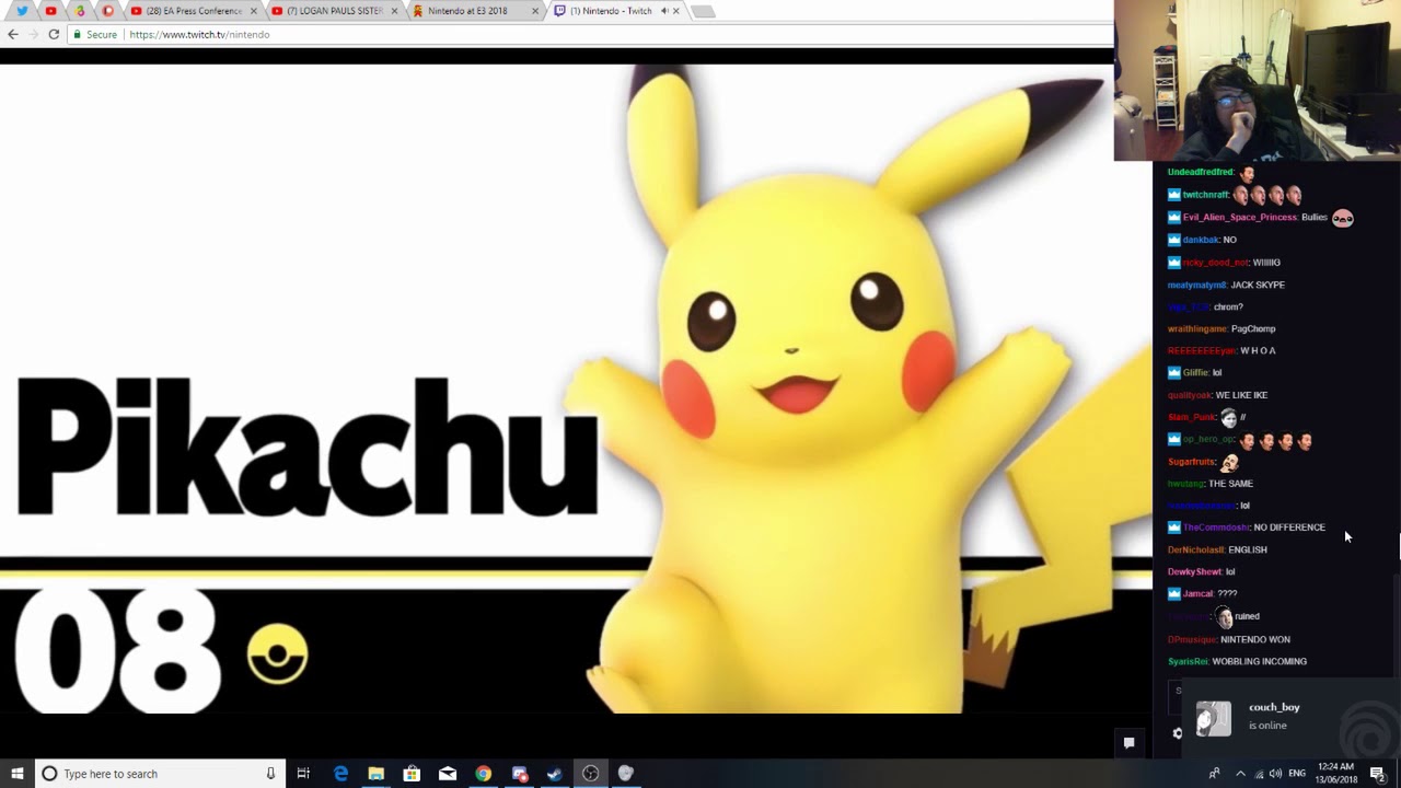FULL Smash Bros Ultimate Reveal Reaction! Ft. Perth Smash Bros Community