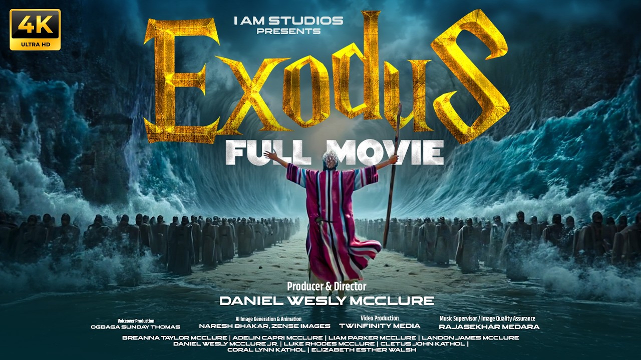 КНИГА ИСХОДА (2025) | Полный фильм | Объяснение в формате Epic AI 4K @TheBibleMovieOfficial