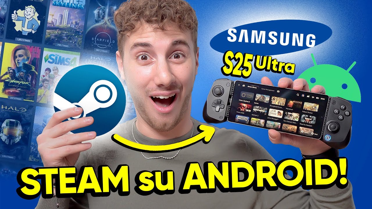 IMPOSSIBILE ma VERO: STEAM PC su Galaxy S25 Ultra È FOLLIA! Come ho fatto.
