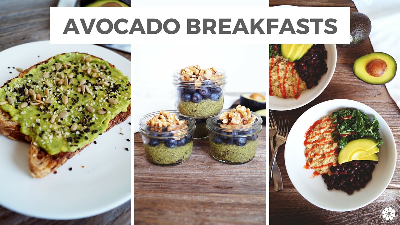 3 Quick & Healthy Breakfast Recipes With California Avocados | Healthy Grocery Girl