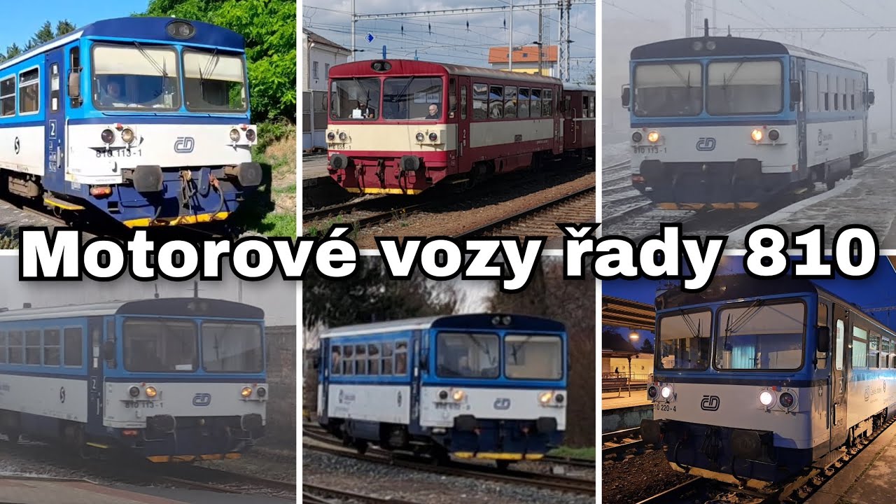 Motorové vozy řady 810 [Opožděný SPECIÁL za 1000 odběratelů]
